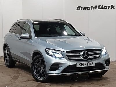 Used Mercedes GLC220 AMG Line Premium 170 HP (125 kW) 2017 Silver SUV