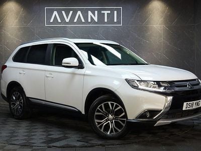 White Used 2018 Mitsubishi Outlander SUV | £11,300 (Fair price)