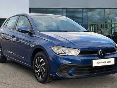 Begagnad VW Polo Life 95 HK (69 kW) 2022 Blå Halvkombi