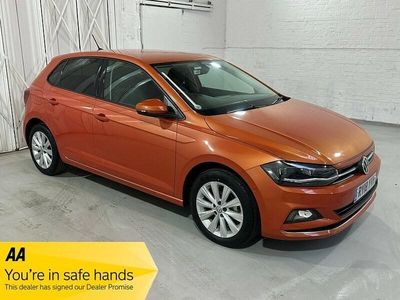 Used VW Polo SEL 2018 Orange Hatchback