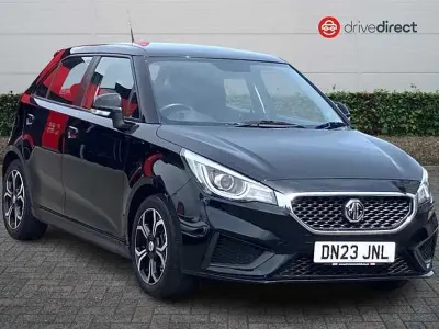 Used MG MG3 Excite 106 HP (77 kW) 2023 Black Hatchback
