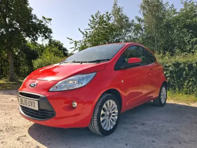 Used Ford Ka Zetec 2015 Red Hatchback