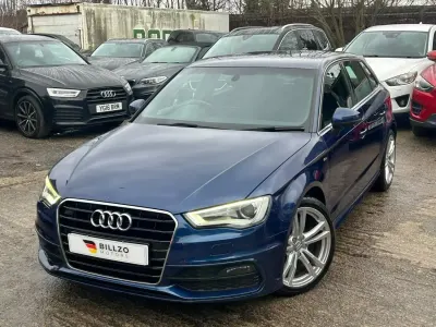 Używany Audi A3 S-Line 110 KM (80 kW) 2015 Niebieski Hatchback