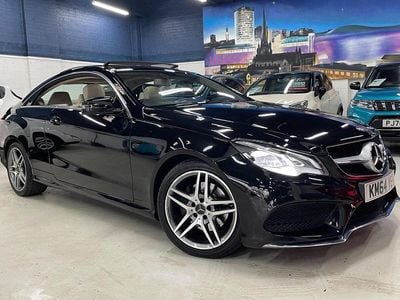 Used Mercedes E250 AMG line 2014 Black Coupe