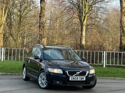 Usado Volvo V50 SE 2009 Negro Familiar