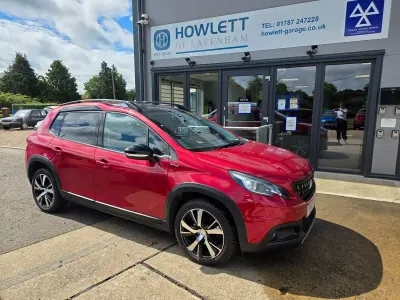 Used Peugeot 2008 GT-line 110 HP (80 kW) 2017 Red SUV