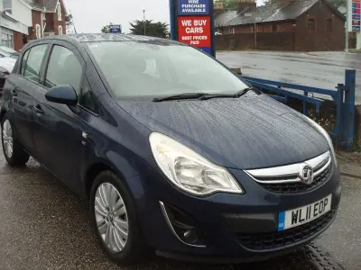 Used Vauxhall Corsa 100 HP (73 kW) 2011 Blue Hatchback