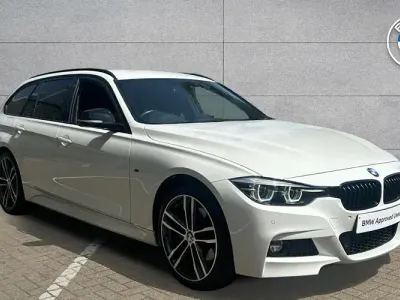 Begagnad BMW 320 M Sport 190 HK (139 kW) 2019 Vit Kombi