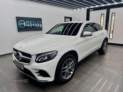 Used Mercedes GLC220 AMG line 2017 White Coupe