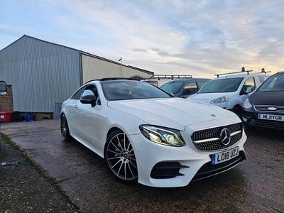 White Used 2018 Mercedes E300 AMG Line Premium Plus Coupe | £12,995