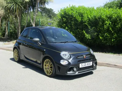 Used Abarth 595 70th Anniversary 165 HP (121 kW) 2021 Black Hatchback
