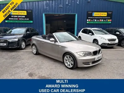Used BMW 118 Cabriolet Sport Line 143 HP (105 kW) 2009 Silver Cabriolet