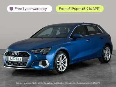 Used Audi A3 Sport 110 HP (80 kW) 2022 Blue Sedan