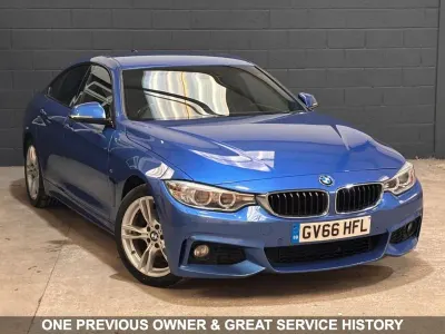 Used BMW 430 M Sport 252 HP (185 kW) 2016 Blue Coupe