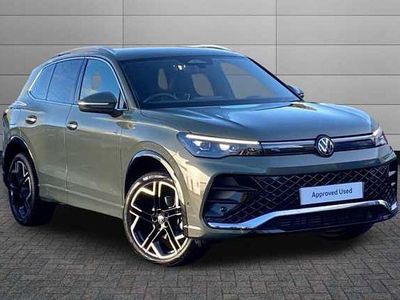 Cipressino green Used 2025 VW Tiguan R-line SUV | £37,650