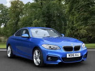 Usado BMW 220 M Sport 190 CV (139 kW) 2016 Azul Coupe