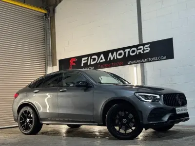 Used Mercedes GLC300 AMG line 245 HP (180 kW) 2019 Grey Coupe
