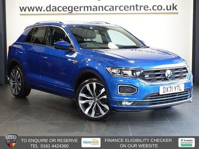 Blue Used 2022 VW T-Roc R-line SUV | £19,440 (Good price)