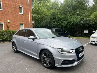 Used Audi A3 Sportback S-Line 2016 Silver Hatchback