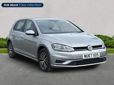 Used VW Golf VII SE 125 HP (91 kW) 2017 Silver Hatchback