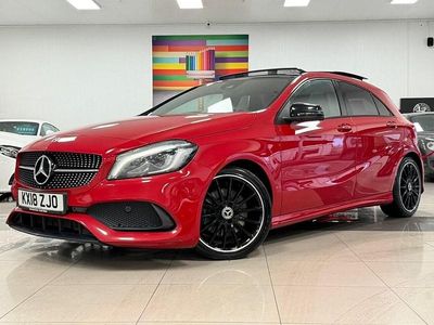 Used Mercedes A220 AMG line 177 HP (130 kW) 2018 Red Hatchback