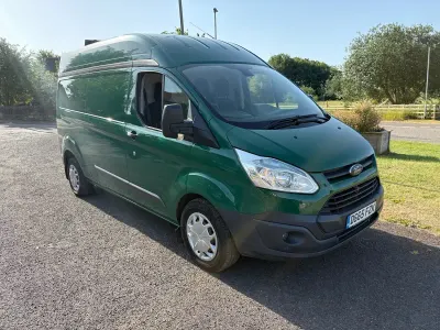Used Ford Transit Custom Trend 125 HP (91 kW) 2015 Green Van
