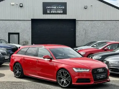 Used Audi A6 Black Edition 272 HP (200 kW) 2016 Red Estate