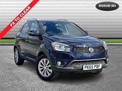 Used Ssangyong (KGM) Korando 178 HP (130 kW) 2015 Blue SUV