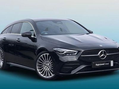 Black Used 2025 Mercedes CLA180 AMG Line Premium Sedan | £27,495 (Fair price)