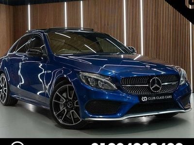 Used Mercedes C43 AMG Premium Plus 367 HP (269 kW) 2017 Blue Sedan