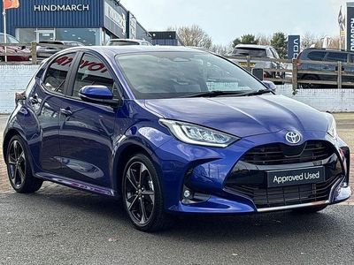 New Toyota Yaris Hybrid 2026 Blue Hatchback