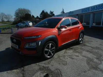Second-hand Hyundai Kona Premium SE 120 CP (88 kW) 2019 Portocaliu SUV