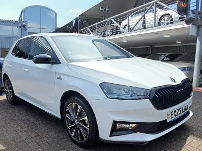 Used Skoda Fabia Monte Carlo 108 HP (79 kW) 2023 White Hatchback