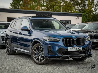 Used BMW X3 M Sport 292 HP (214 kW) 2021 Blue SUV