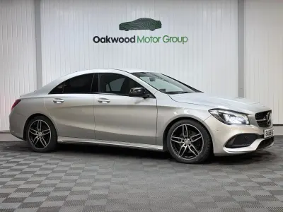 Used Mercedes CLA220 AMG line 177 HP (130 kW) 2017 Silver Sedan