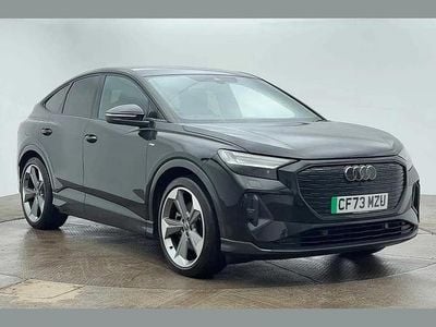 Used Audi Q4 Sportback e-tron Black Edition 150 kW (204 HP) 2023 Black SUV