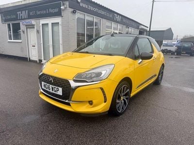 Yellow Used 2016 DS Automobiles DS3 Cabriolet Prestige Cabriolet | £4,995 (Fair price)
