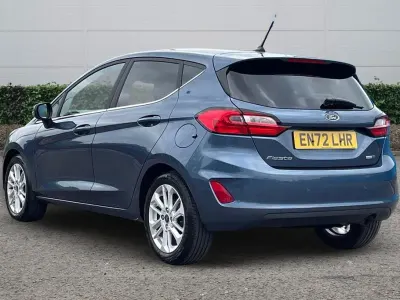 Used Ford Fiesta Titanium 2023 Blue Hatchback