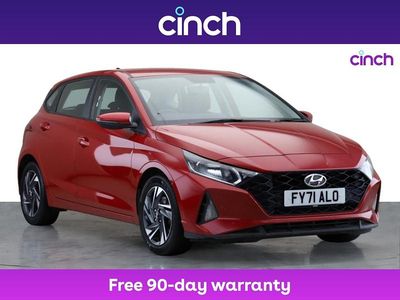 Red Used 2021 Hyundai i20 Hatchback | £9,799 (Fair price)