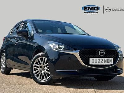Begagnad Mazda 2 Inclusive 90 HK (66 kW) 2022 Svart Halvkombi