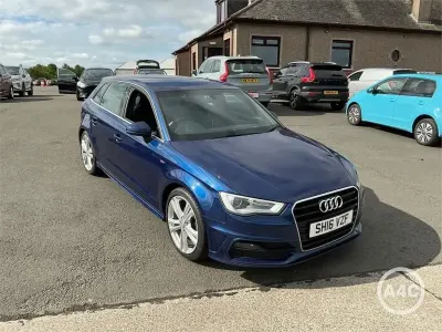 Used Audi A3 S-Line 2016 Blue Hatchback