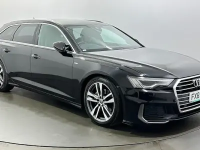 Used Audi A6 S-Line 204 HP (150 kW) 2019 Black Estate