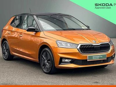Used Skoda Fabia Colour Edition 113 HP (83 kW) 2024 Phoenix orange metallic black magic pearl effect Hatchback