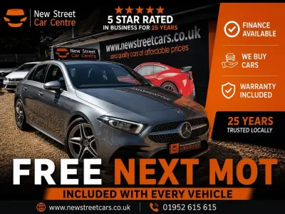 Used Mercedes A180 AMG line 136 HP (100 kW) 2019 Grey Hatchback