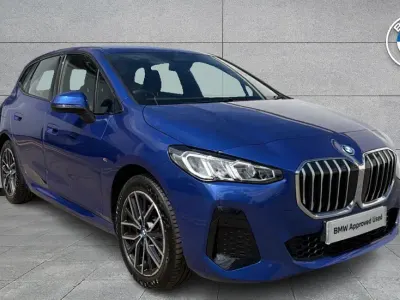 Used BMW 225 Active Tourer M Sport 242 HP (177 kW) 2025 Blue MPV