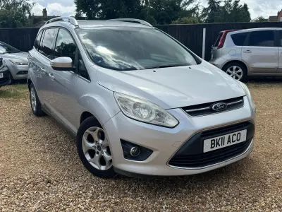 Used Ford Grand C-Max Zetec 115 HP (84 kW) 2011 Silver MPV