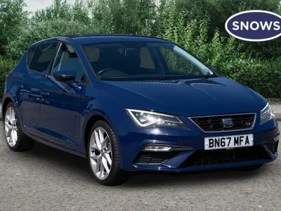 Used Seat Leon FR 125 HP (91 kW) 2017 Blue