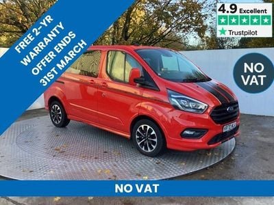 Used Ford Transit Custom Sport 185 HP (136 kW) 2020 Red Van