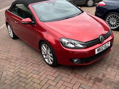 Used VW Golf Cabriolet GT 2012 Red Cabriolet