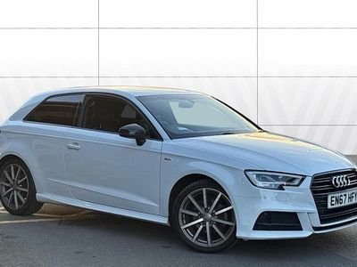 Used Audi A3 Black Edition 150 HP (110 kW) 2017 White Hatchback